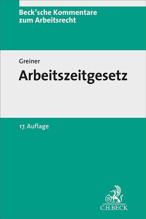 Arbeitszeitgesetz, Buch