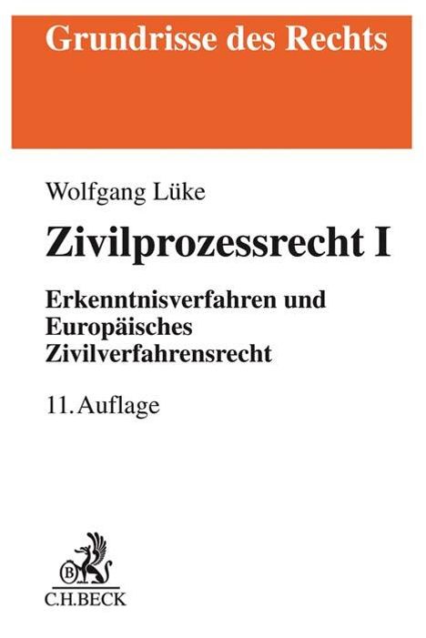 Peter Arens: Zivilprozessrecht I, Buch