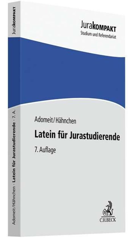 Klaus Adomeit: Adomeit, K: Latein für Jurastudierende, Buch