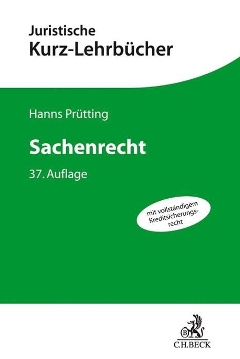 Hanns Prütting: Prütting, H: Sachenrecht, Buch