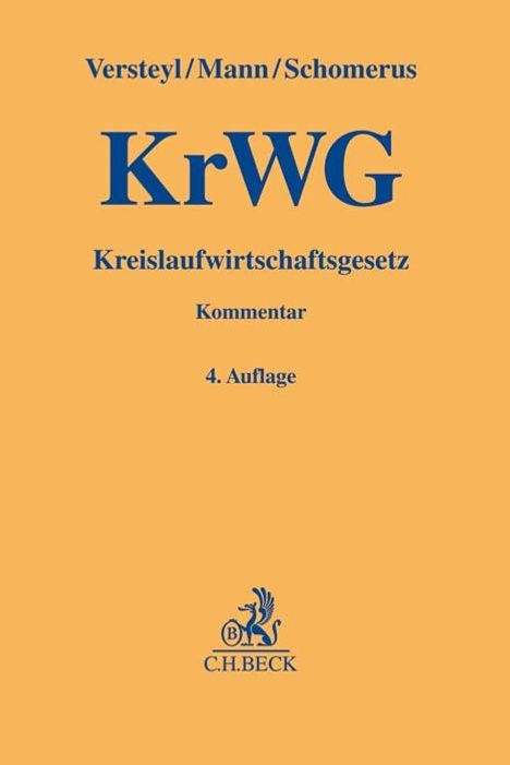 Thomas Mann: Kreislaufwirtschaftsgesetz, Buch