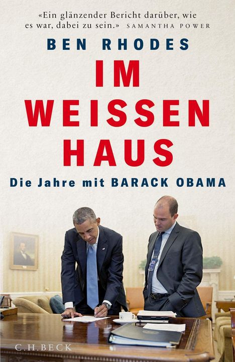 Ben Rhodes: Im Weißen Haus, Buch