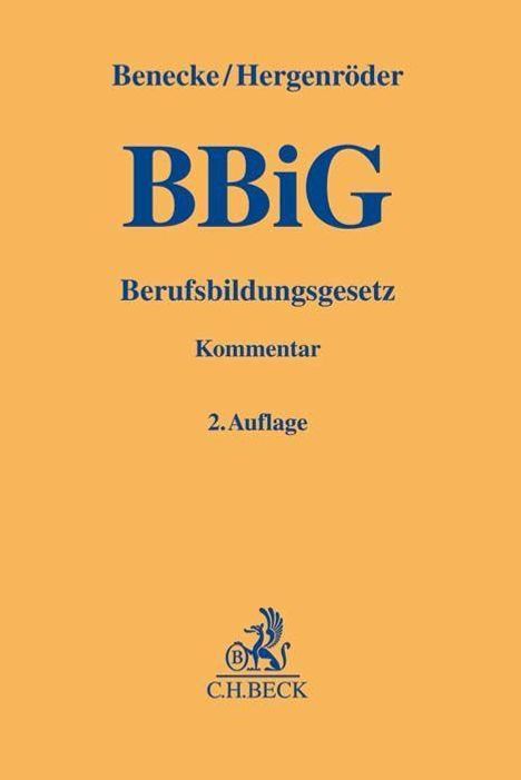 Martina Benecke: Berufsbildungsgesetz, Buch