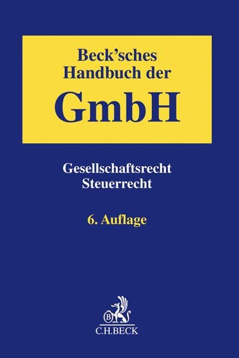 Beck'sches Handbuch der GmbH, Buch