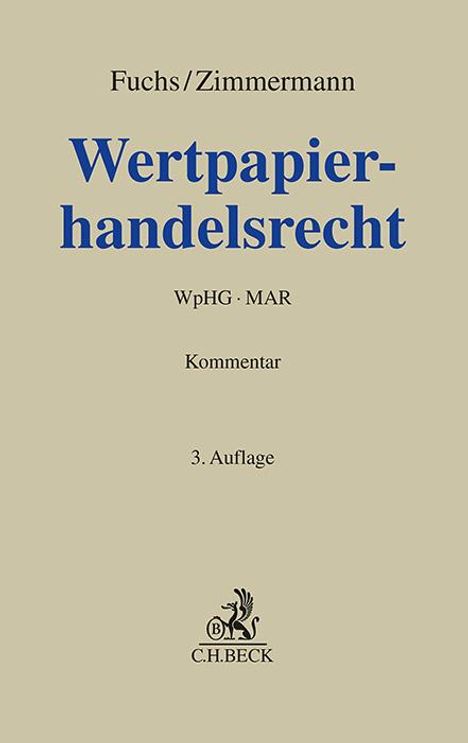 Wertpapierhandelsrecht, Buch