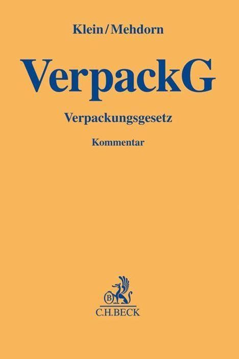Matthias Klein: VerpackG, Buch