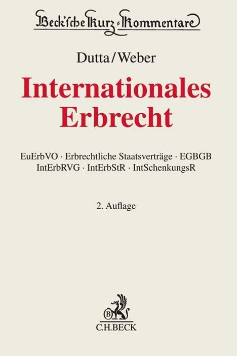 Internationales Erbrecht, Buch