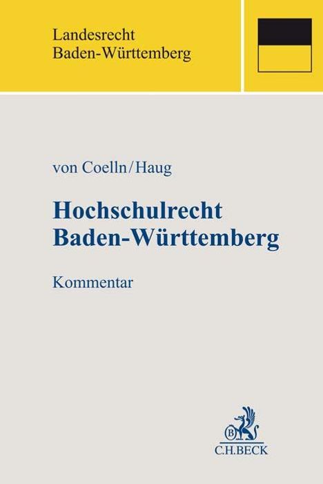 Hochschulrecht Baden-Württemberg, Buch
