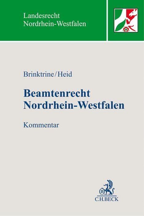 Beamtenrecht Nordrhein-Westfalen, Buch