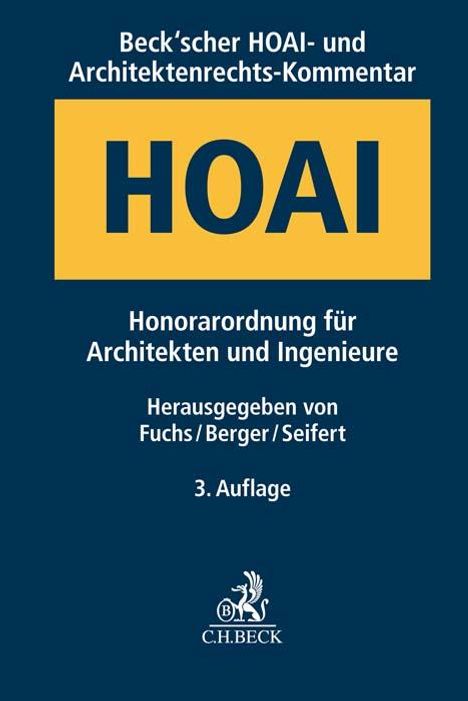 Beck'scher HOAI- und Architektenrechts-Kommentar, Buch