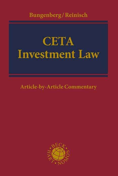 CETA Investment Law, Buch