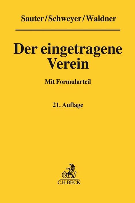 Wolfram Waldner: Der eingetragene Verein, Buch