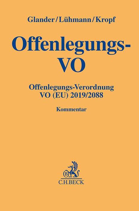 Offenlegungs-VO, Buch