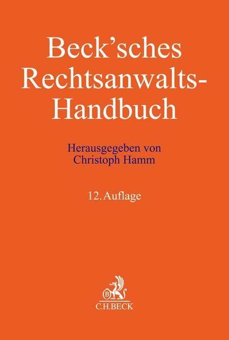 Beck'sches Rechtsanwalts-Handbuch, Buch