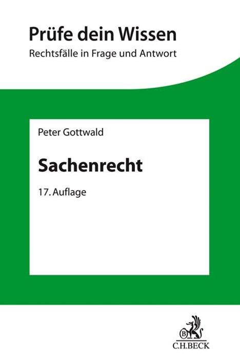 Peter Gottwald: Sachenrecht, Buch