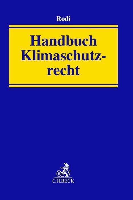 Handbuch Klimaschutzrecht, Buch