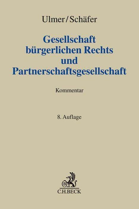 Carsten Schäfer: Schäfer, C: Gesellschaft bürgerlichen Rechts, Buch