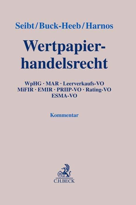 Wertpapierhandelsrecht, Buch