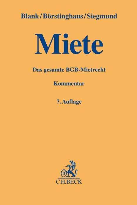 Miete, Buch