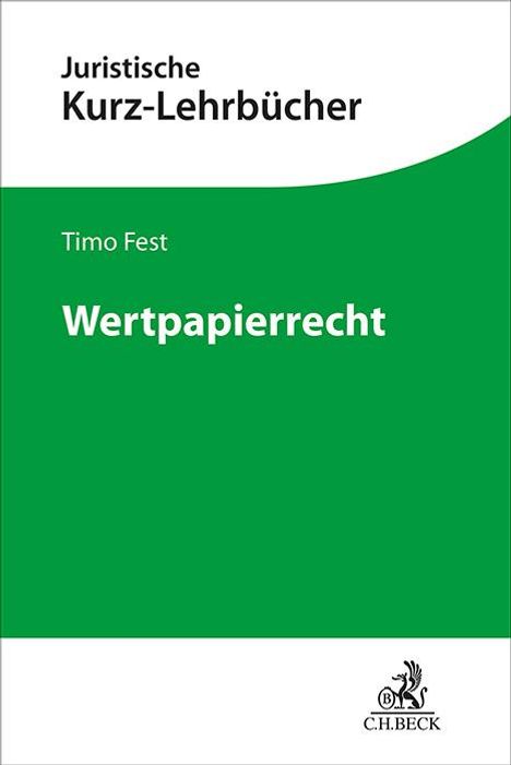 Timo Fest: Wertpapierrecht, Buch