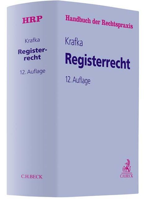 Alexander Krafka: Registerrecht, Buch