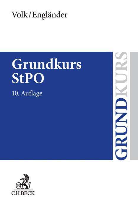 Klaus Volk: Grundkurs StPO, Buch