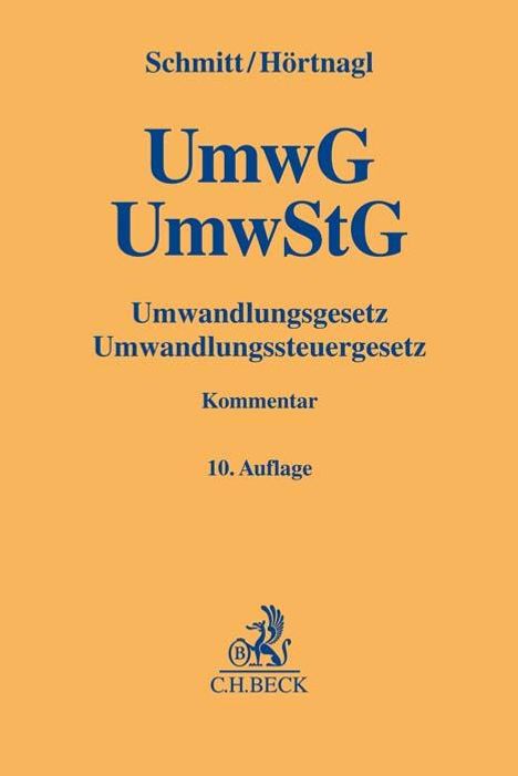 Umwandlungsgesetz, Umwandlungssteuergesetz, Buch