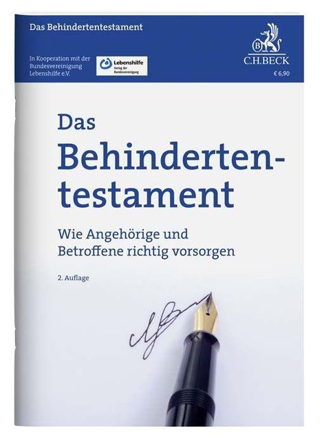 Julia Roglmeier: Das Behindertentestament, Buch