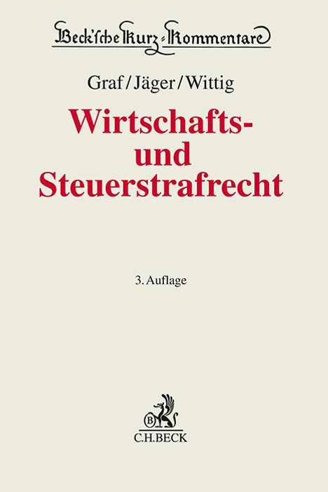 Wirtschafts- und Steuerstrafrecht, Buch