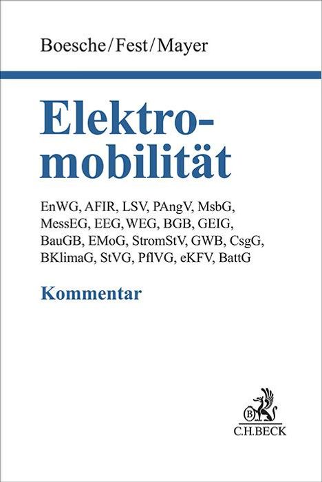 Berliner Kommentar zur Elektromobilität, Buch