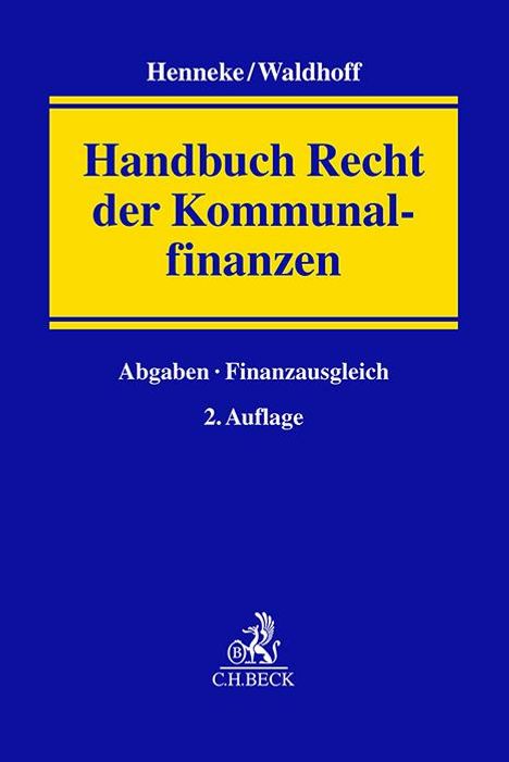 Handbuch Recht der Kommunalfinanzen, Buch