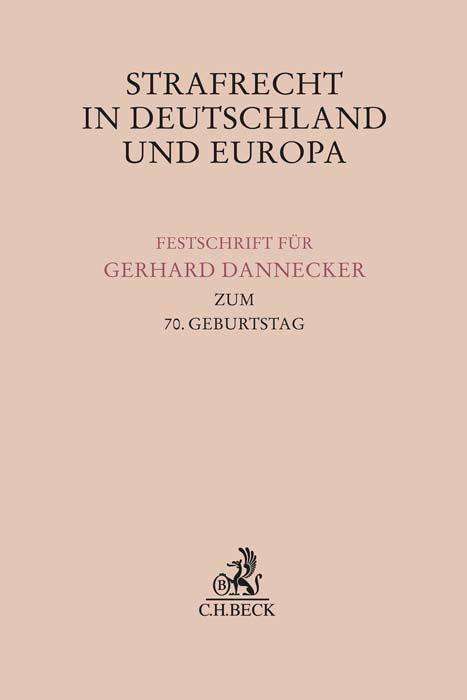 Strafrecht in Deutschland und Europa, Buch
