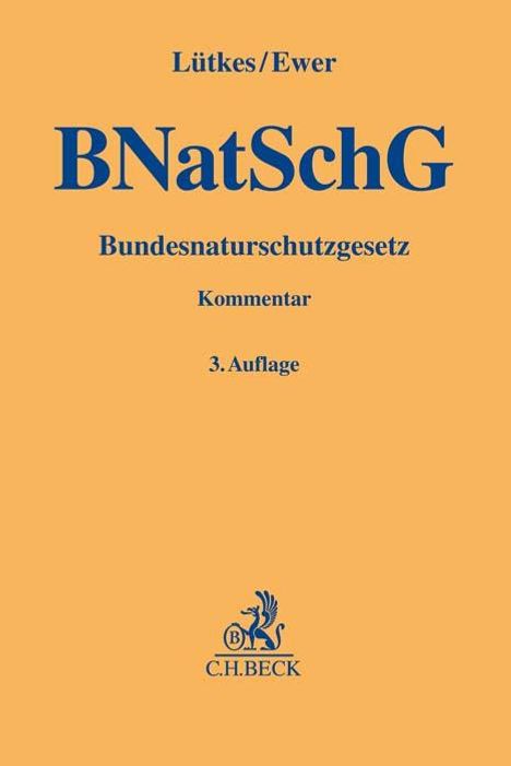 Bundesnaturschutzgesetz, Buch