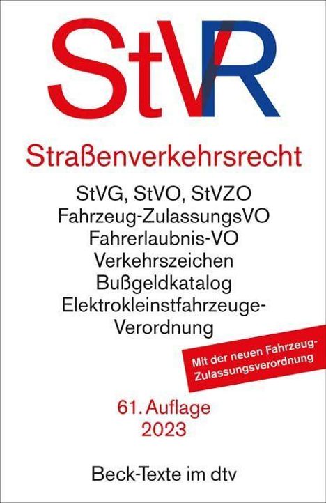 Straßenverkehrsrecht, Buch