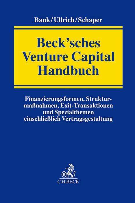 Beck'sches Venture Capital Handbuch, Buch