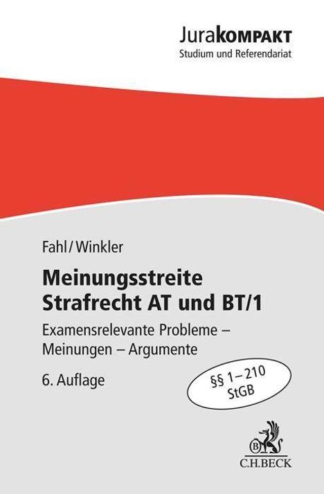 Christian Fahl: Meinungsstreite Strafrecht AT und BT/1, Buch