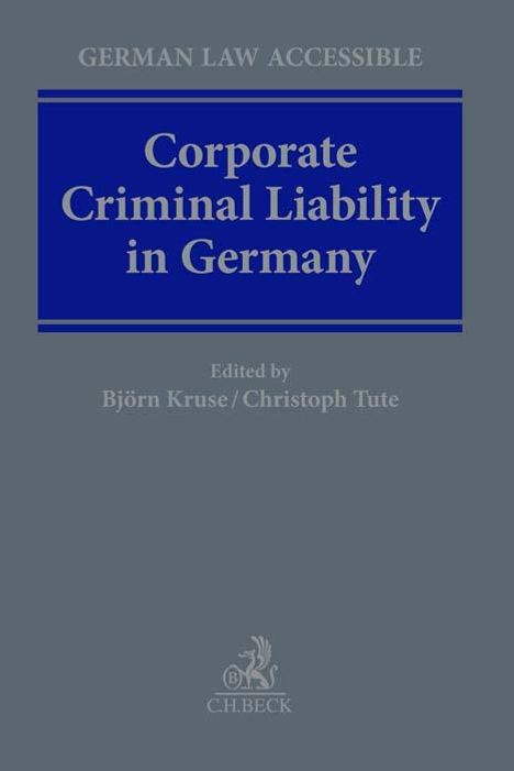 Corporate Criminal Liability in Germany, Buch