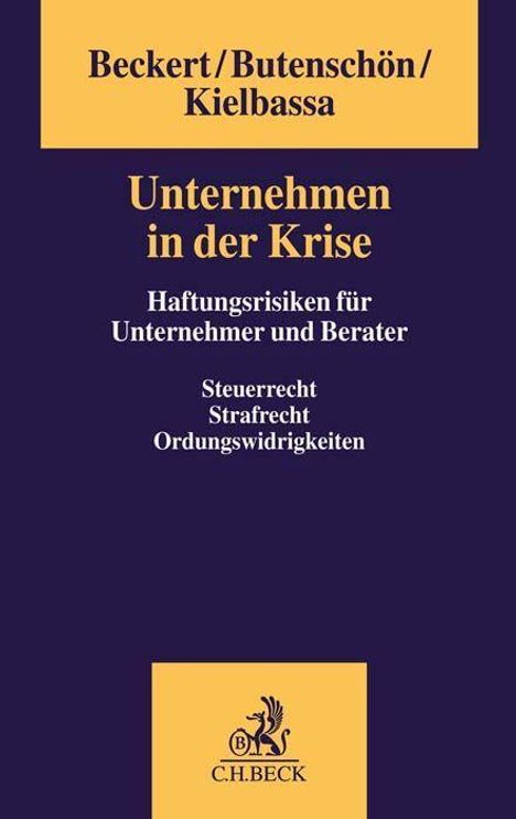 Manuela Beckert: Unternehmen in der Krise, Buch