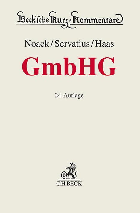 Gesetz betreffend die Gesellschaften mit beschränkter Haftung, Buch