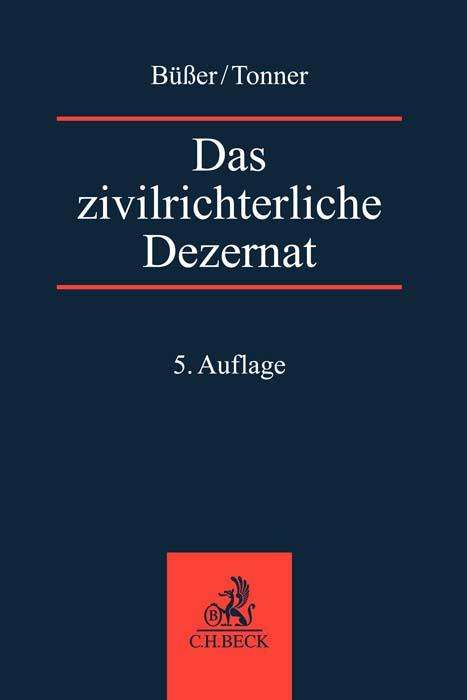 Janko Büßer: Das zivilrichterliche Dezernat, Buch