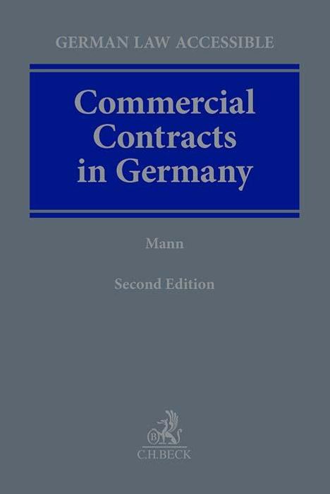 Marius Mann: Commercial Contracts in Germany, Buch