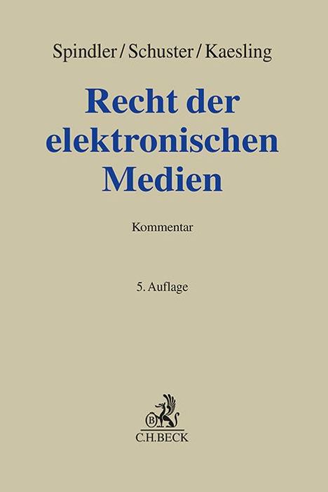 Recht der elektronischen Medien, Buch