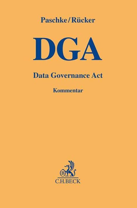 Data Governance Act, Buch