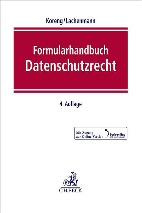 Formularhandbuch Datenschutzrecht, 1 Buch und 1 Diverse