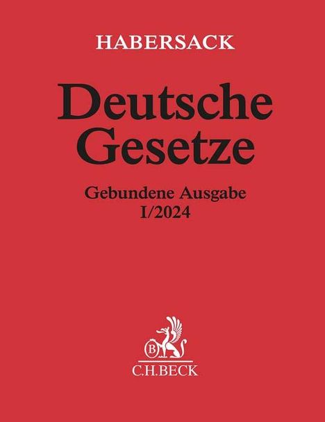 Deutsche Gesetze Gebundene Ausgabe I/2024, Buch