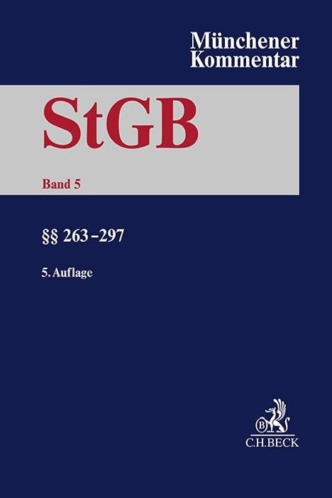 Münchener Kommentar zum Strafgesetzbuch Bd. 5: §§ 263-297 StGB, Buch