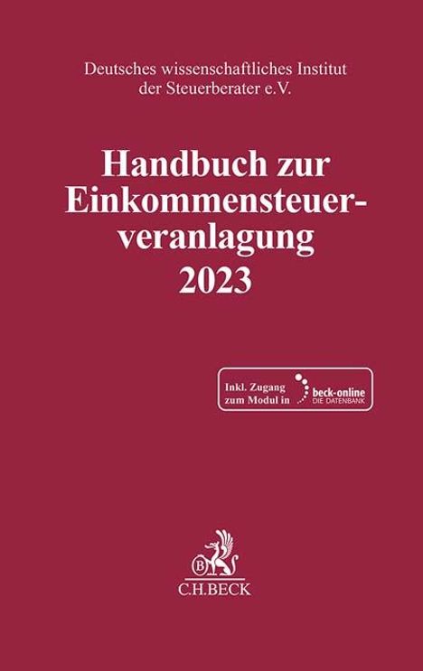 Handbuch zur Einkommensteuerveranlagung 2023, 1 Buch und 1 Diverse
