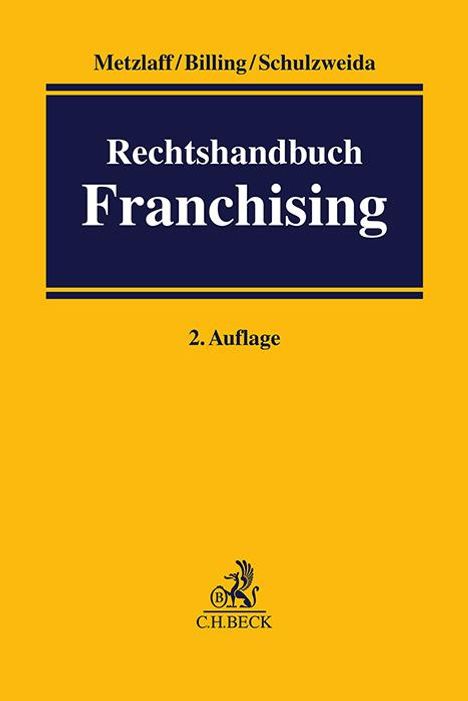 Rechtshandbuch Franchising, Buch