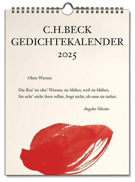 C.H. Beck Gedichtekalender, Kalender