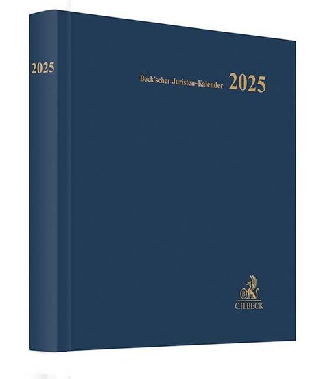 Beck'scher Juristen-Kalender 2025, Kalender